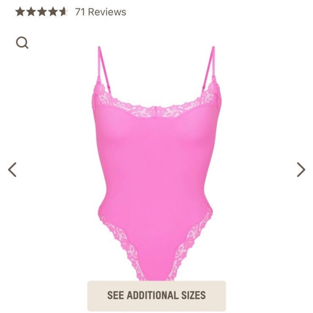 SKIMS Fits Everybody Lace Bodysuit